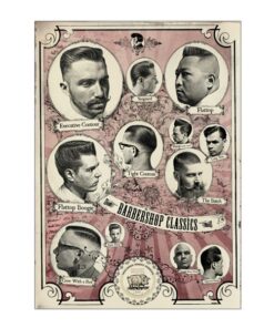 BARBERSHOP CLASSICS POSTER 50x70cm