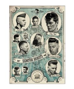 SIGNATURE HAIRCUTS POSTER 50x70cm